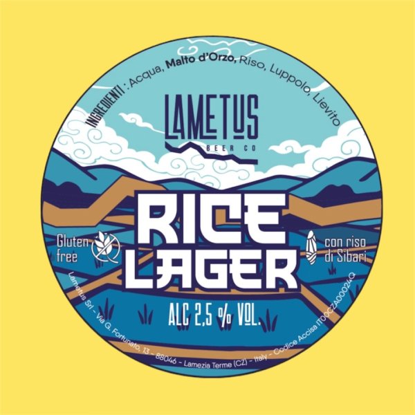 LAMETUS RICE LAGER (2.5%)